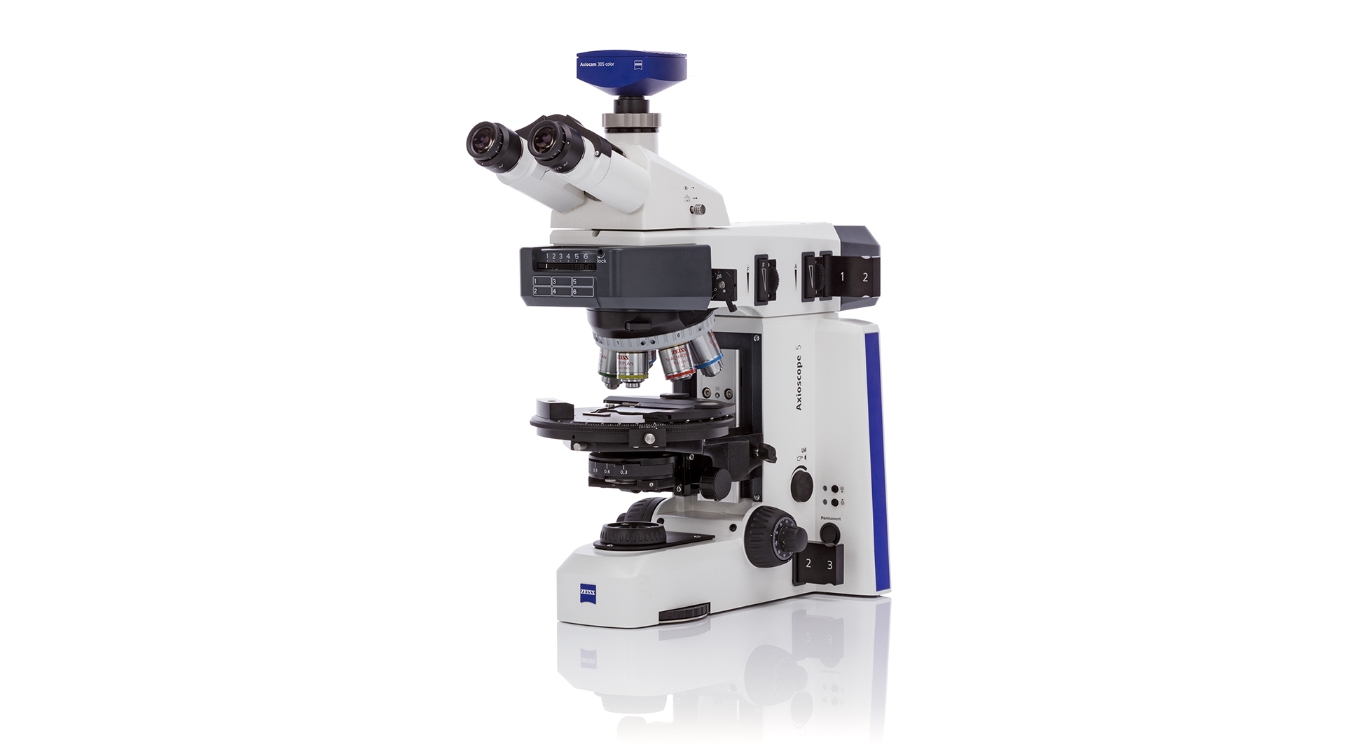 Logo partnera Zeiss Axioscope